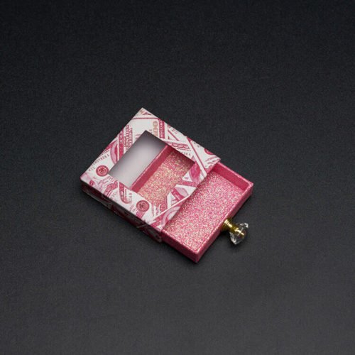 Unique Lollipop Diamond Mink Lash Box Case Packaging 7