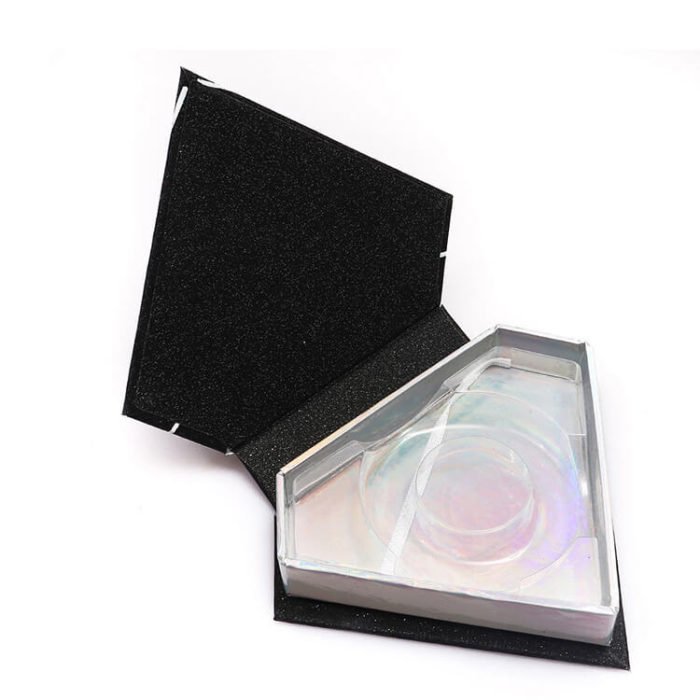 Wholesale Custom Diamond Shape Eyelash Box Packaging 30