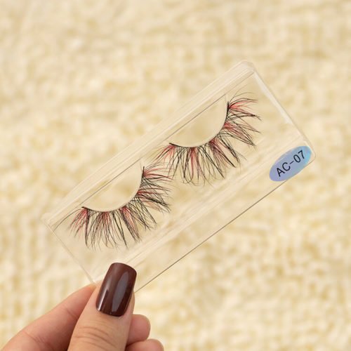 Best Artificial Pretty Natural Red Fake Eyelashes 5