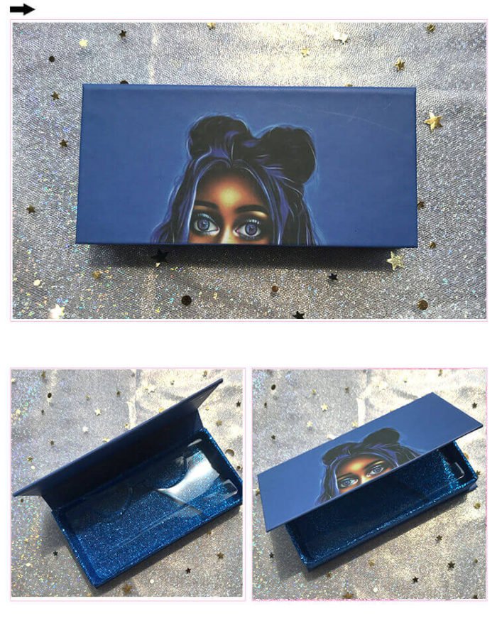Custom Unique Empty Eyelash Cases Packaging Box Wholesale 3