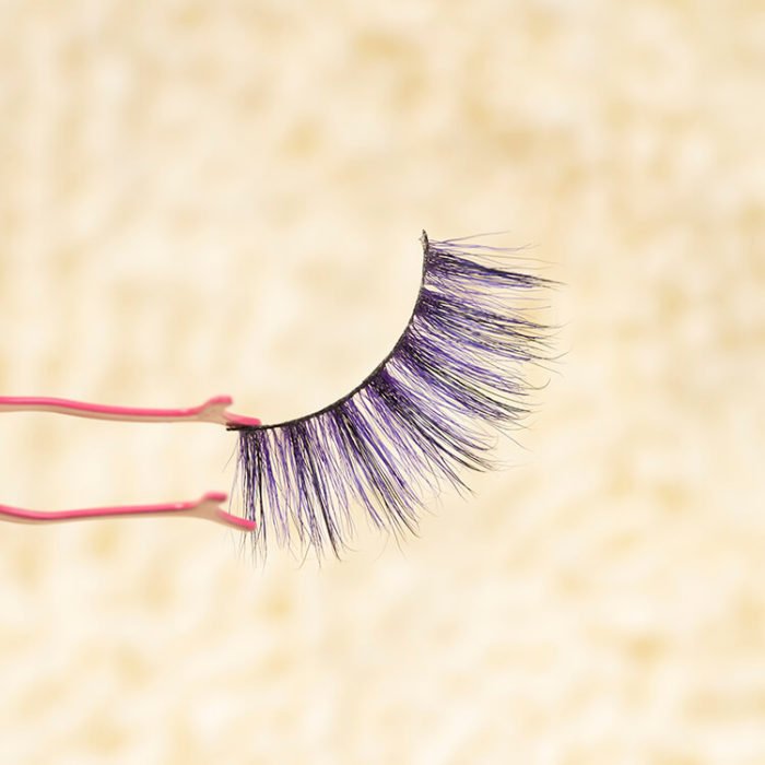 Good Colored Purple False Eyelashes 3