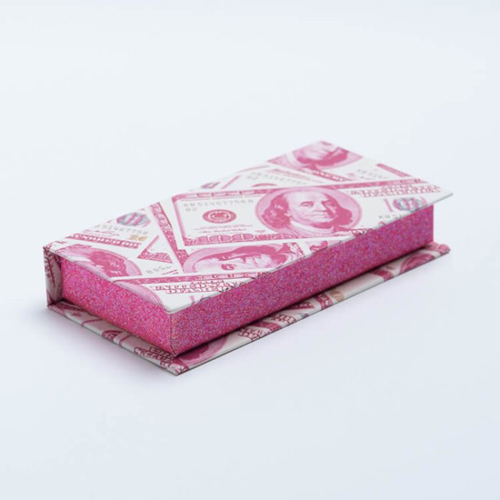 Pink Money Eyelash Lash Case Packaging Box 4